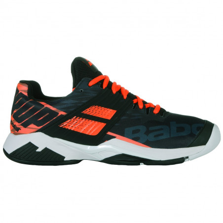 Chaussures BABOLAT Homme Propulse Fury All Court Noir / Fluo Strike PE 2019