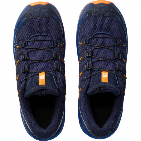 Chaussures Running SALOMON Enfant XA Pro 3D J  Bleu / Orange PE 2019