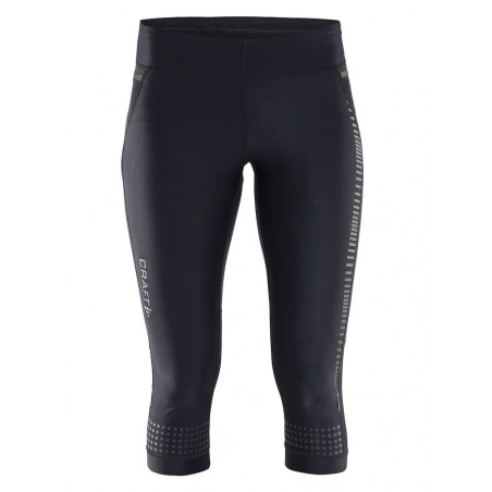 Corsaire Running CRAFT Femme Grit Capri W Noir PE 2018
