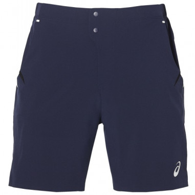 Short ASICS Homme Performance Peacot Bleu Noir...