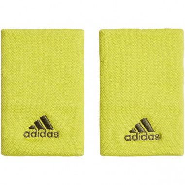 Poignet Eponge ADIDAS Tennis WB L Jaune / Noir...