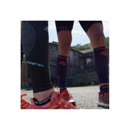 Manchons d'effort BV SPORT Booster Elite EVO2 Bleu / Orange 2021