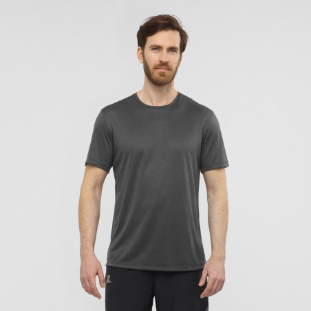 T-Shirt Running SALOMON Homme AGILE Graphic Tee Anthracite AH 2020