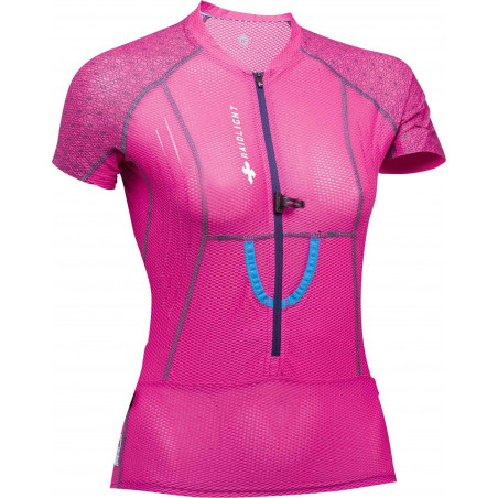 T-Shirt Running RAIDLIGHT Femme XP Fit 3D Grenadine / Bordeaux PE 2019