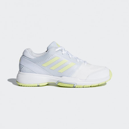 Chaussures ADIDAS Femme Barricade Club Blanc / Gris PE 2018