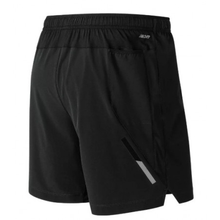 Short Running NEW BALANCE Homme Impact Short 7in Noir PE 2019