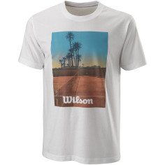 T-Shirt WILSON Homme M SCENIC TECH Tee Blanc 2021
