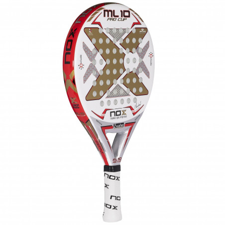 Raquette Padel NOX ML 10 PRO CUP Blanc / Rouge / Or (360 g)