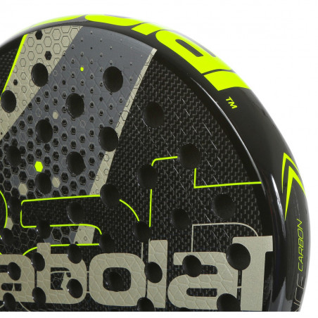 Raquette Padel BABOLAT Defiance Carbon Noir / Jaune (365 g) 2020