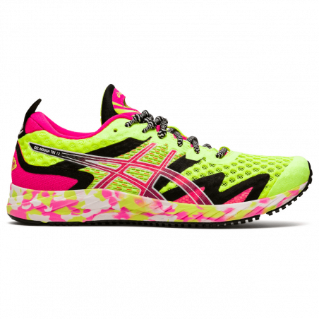 Chaussures Running ASICS Femme GEL-NOOSA TRI 12 Jaune / Rose AH 2020