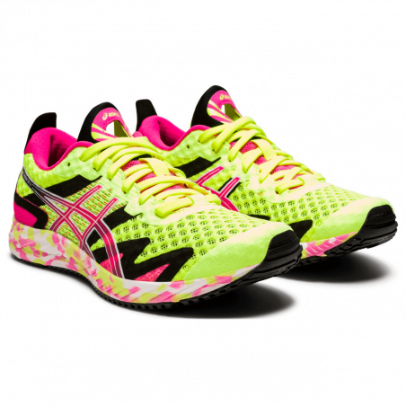 Chaussures Running ASICS Femme GEL-NOOSA TRI 12 Jaune / Rose AH 2020