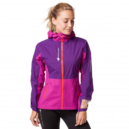 Veste Running RAIDLIGHT Femme Imperméable RESPONSIV MP Pourpre / Fushia PE 2020