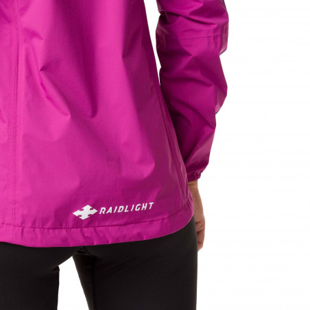 Veste Running RAIDLIGHT Femme Imperméable RESPONSIV MP Pourpre / Fushia PE 2020