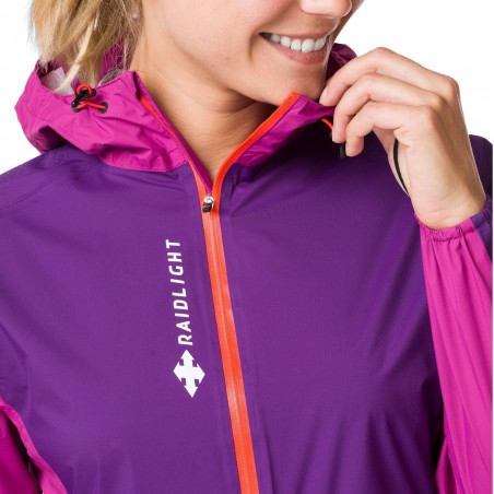 Veste Running RAIDLIGHT Femme Imperméable RESPONSIVE M Pourpre / Fushia PE 2020