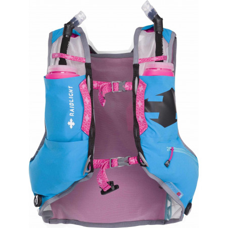 Sac à dos RAIDLIGHT Responsiv 6L Dame + 2 flask 600 ml Rose / Bleu PE 2019