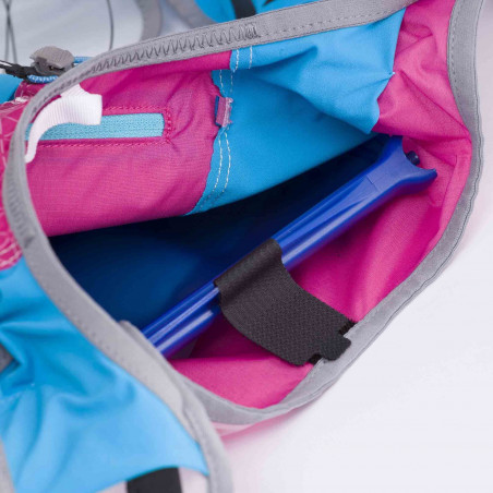 Sac à dos RAIDLIGHT Responsiv 6L Dame + 2 flask 600 ml Rose / Bleu PE 2019