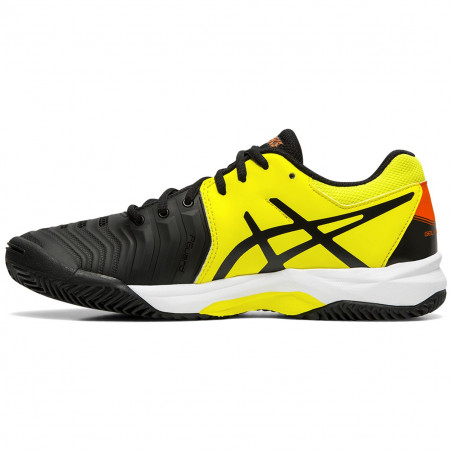 Chaussures ASICS Junior Gel-Resolution 7 Clay Terre Battue GS Noir/Jaune AH 2019