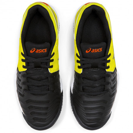Chaussures ASICS Junior Gel-Resolution 7 Clay Terre Battue GS Noir/Jaune AH 2019