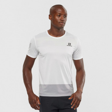 T-Shirt Running SALOMON Homme SENSE TEE Blanc /...