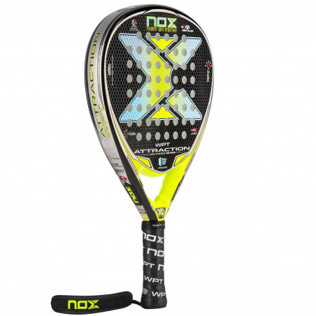 Raquette Padel NOX ATTRACTION WPT Advanced SERIES Noir / Jaune (363 g)