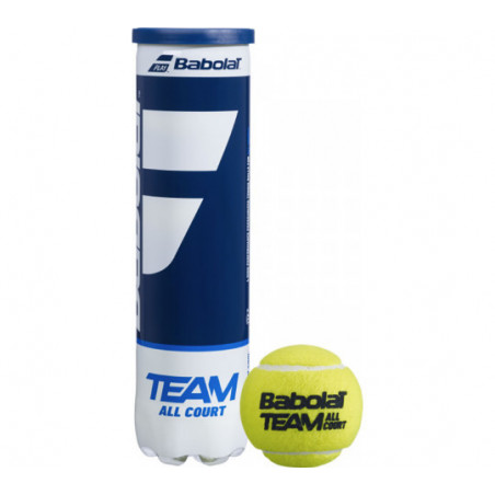 Tube de 4 balles Babolat TEAM ALL COURT