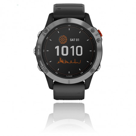 Montre GARMIN Fenix 6 Solar Silver/Noir 2021