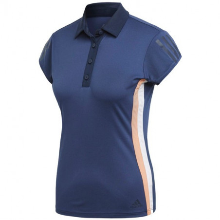 Polo ADIDAS Femme Club 3-STRIPES Bleu PE 2018