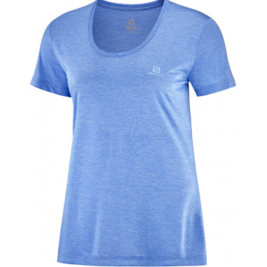 T-Shirt Running SALOMON Femme AGILE SS Tee Bleu...