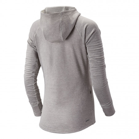 Sweat à capuche Running NEW BALANCE Femme Impact Run Grid Gris AH 2019