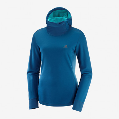 Veste Running SALOMON Femme Agile LS Hoodie W...