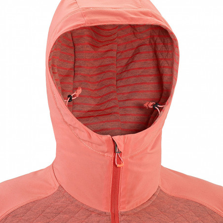 Veste Running SALOMON Femme Elevate FZ Midlayer W Rose AH 2018