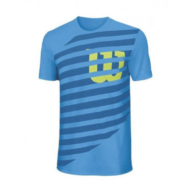 T-Shirt WILSON Garçon B Lined Tech Tee Bleu /...