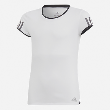 T-Shirt ADIDAS Fille G Club Blanc / Noir PE 2019
