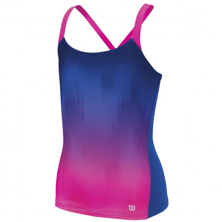 Débardeur WILSON Fille G Print Tank Bleu / Rose PE 2016
