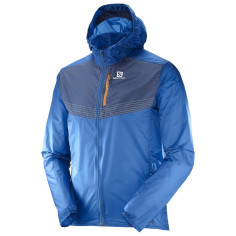 Veste Running SALOMON Homme Fast Wing Aero M Myconos Bleu...