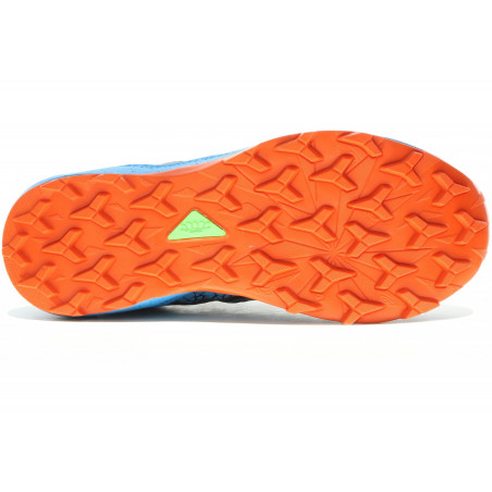 Chaussures Running ASICS Homme FUJITRABUCO Lyte Noir / Bleu / Orange PE 2021