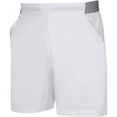 Short BABOLAT Homme COMPETE 7" Blanc 2020