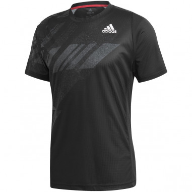 T-Shirt ADIDAS Homme FLIT PRINT Tee Noir AH 2020