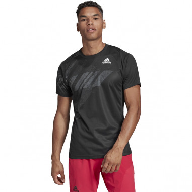T-Shirt ADIDAS Homme FLIT PRINT Tee Noir AH 2020