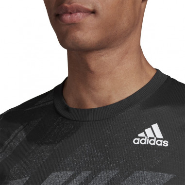 T-Shirt ADIDAS Homme FLIT PRINT Tee Noir AH 2020
