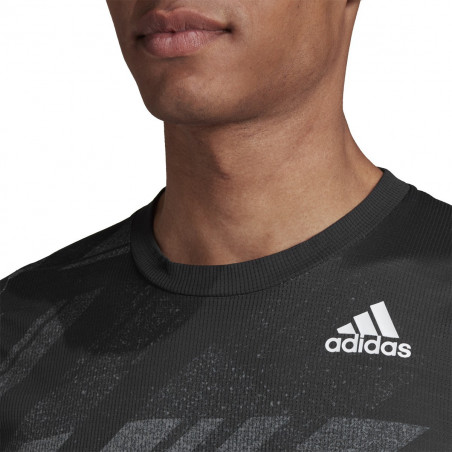 T-Shirt ADIDAS Homme FREELIFT PRINT New York Noir AH 2020