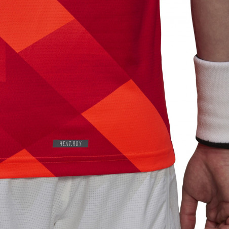 T-Shirt ADIDAS Homme PRIMEBLUE FREELIFT Tokyo Orange AH 2021