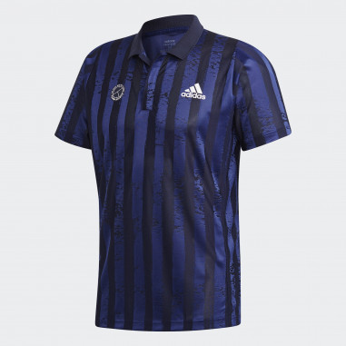Polo ADIDAS Homme FREELIFT POLO Bleu AH 2021