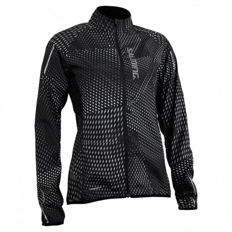 Veste Running SALMING Femme Ultralite 3.0 Noir / Blanc PE 2019
