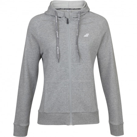 Veste à capuche zippée BABOLAT Fille EXERCISE Hood Jacket Gris 2020
