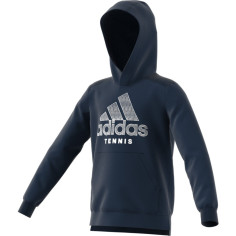 Veste à capuche ADIDAS Junior K Club Hoodie Bleu / Blanc...