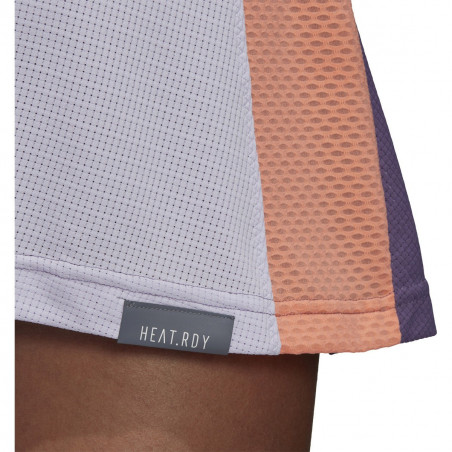 Robe ADIDAS Femme HEAT RDY Dress Open d'Australie Mauve / Ver / Orange PE 2020