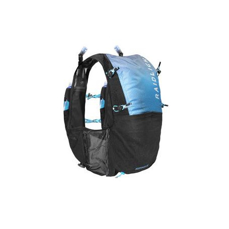 Sac à dos RAIDLIGHT RESPONSIV 6L (220g) + 2 flask 600 ml Noir /Bleu AH 2021