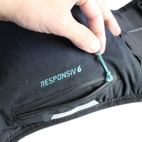 Sac à dos RAIDLIGHT RESPONSIV 6L W (195g) + 2 flask 600 ml Noir / Rose AH 2021