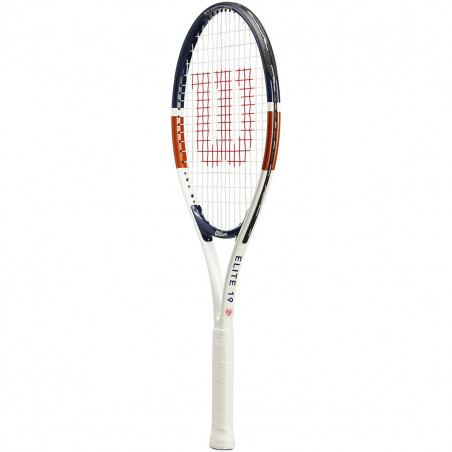 Raquette Junior WILSON ROLAND GARROS ELITE 19 Blanc / Marine 2021 